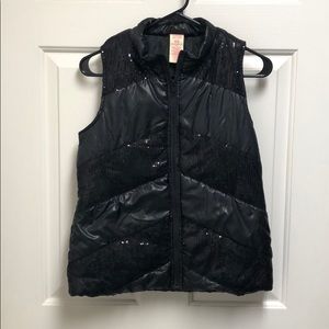 Faded Glory black vest